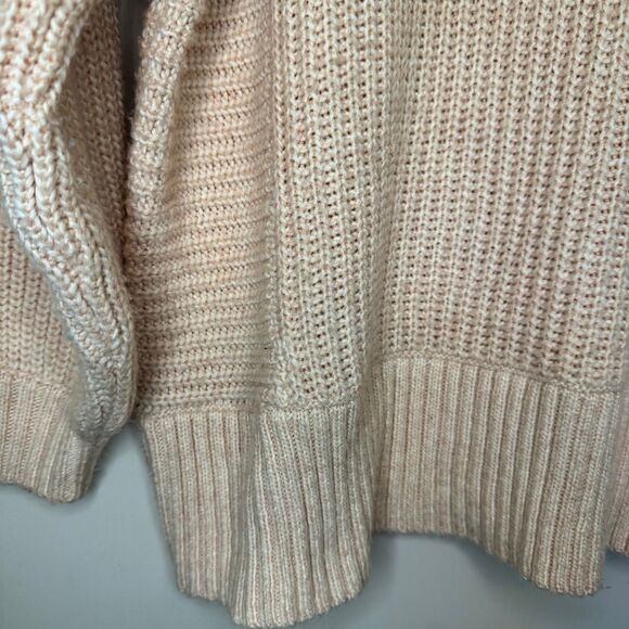 AMERICAN EAGLE woman's size large L oversized Dreamspun mock neck chunky sweater - Picture 9 of 15